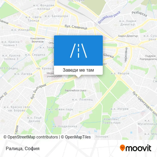 Ралица карта