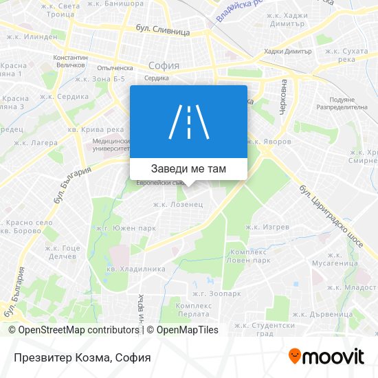 Презвитер Козма карта