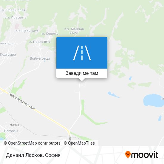 Данаил Ласков карта