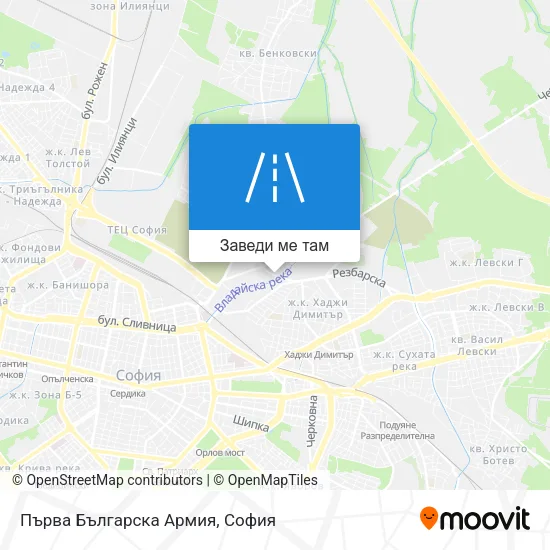 Първа Българска Армия карта