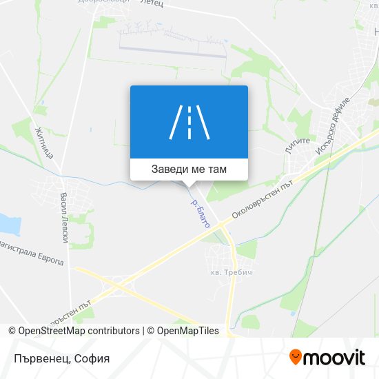 Първенец карта