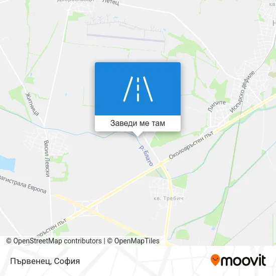 Първенец карта