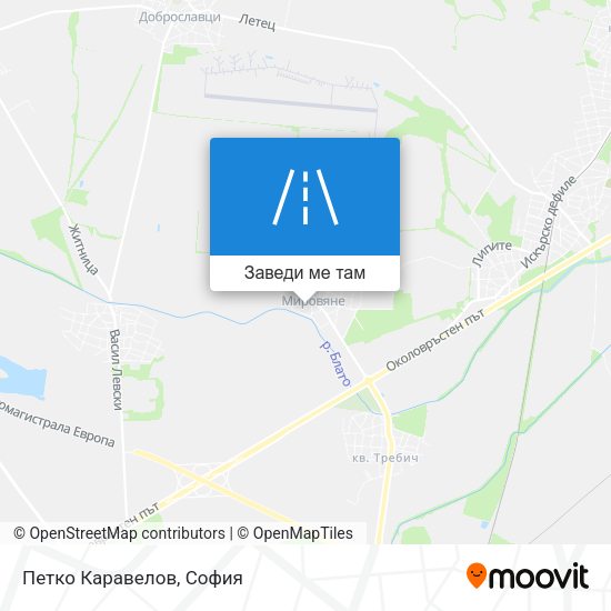 Петко Каравелов карта