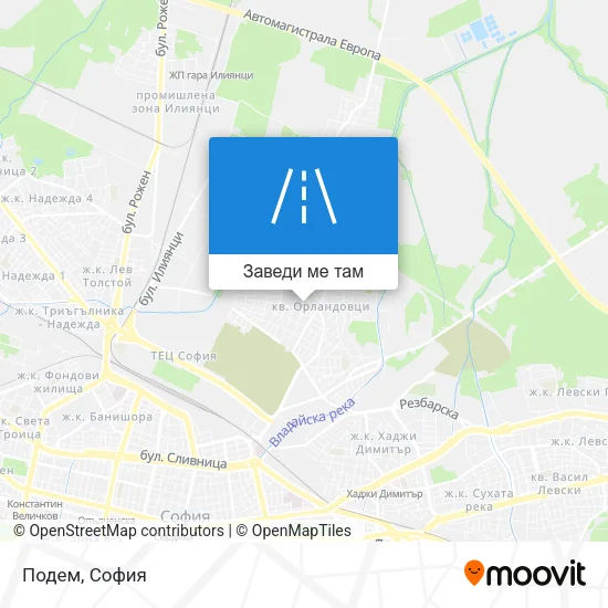 Подем карта