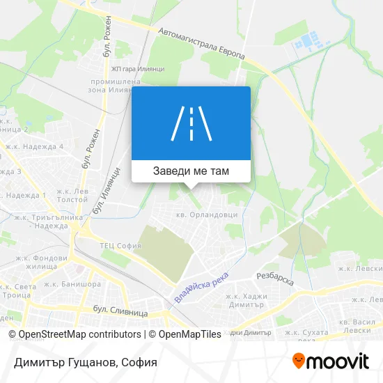 Димитър Гущанов карта