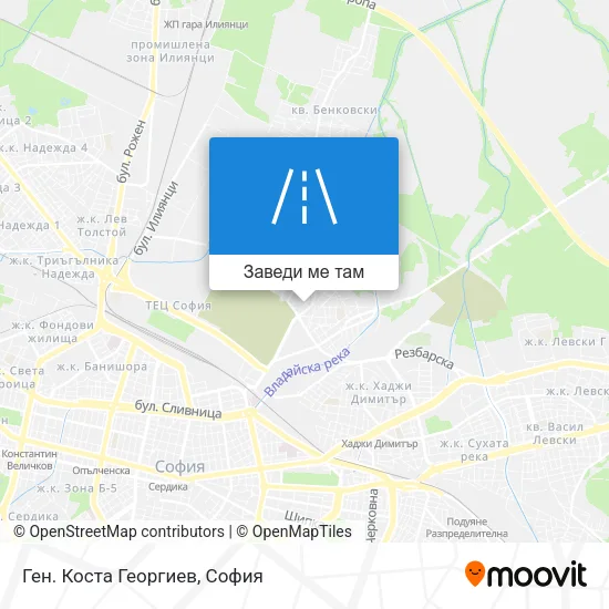 Ген. Коста Георгиев карта