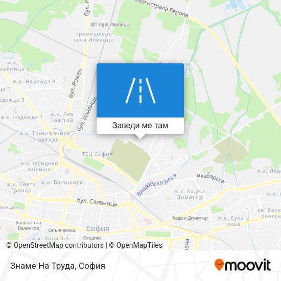 Знаме На Труда карта