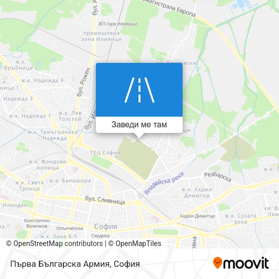 Първа Българска Армия карта