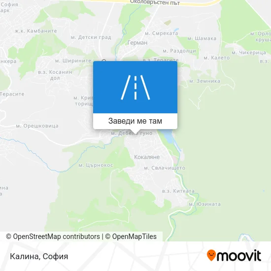 Калина карта