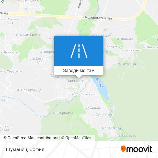 Шуманец карта