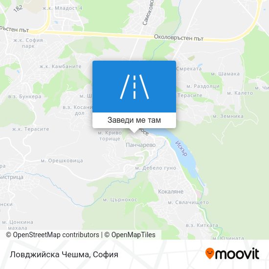 Ловджийска Чешма карта