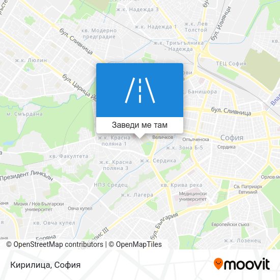 Кирилица карта