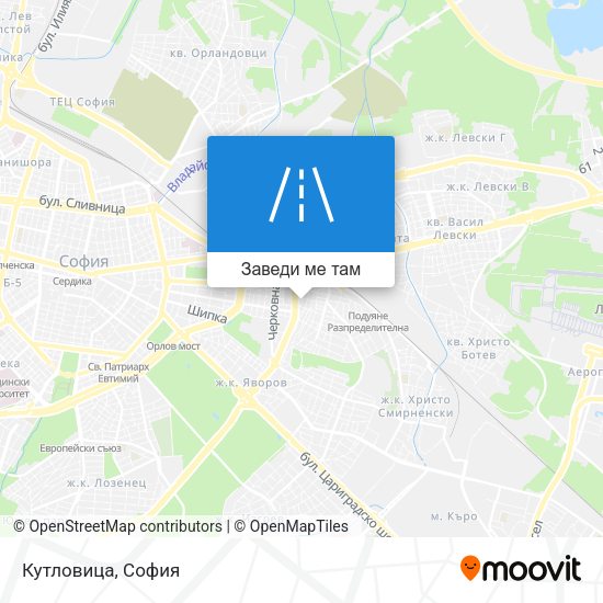 Кутловица карта