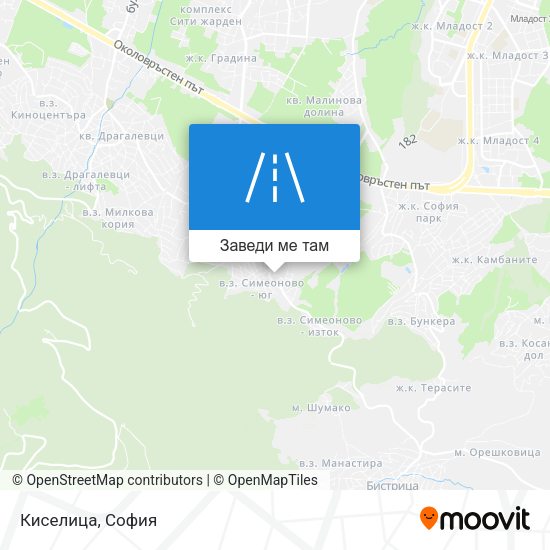 Киселица карта
