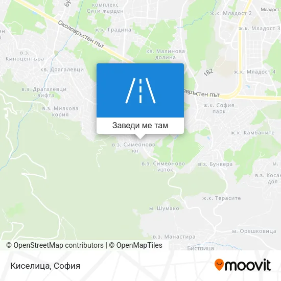 Киселица карта