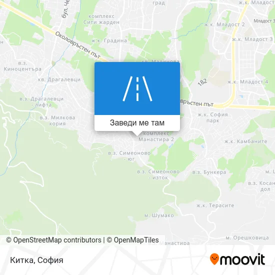 Китка карта