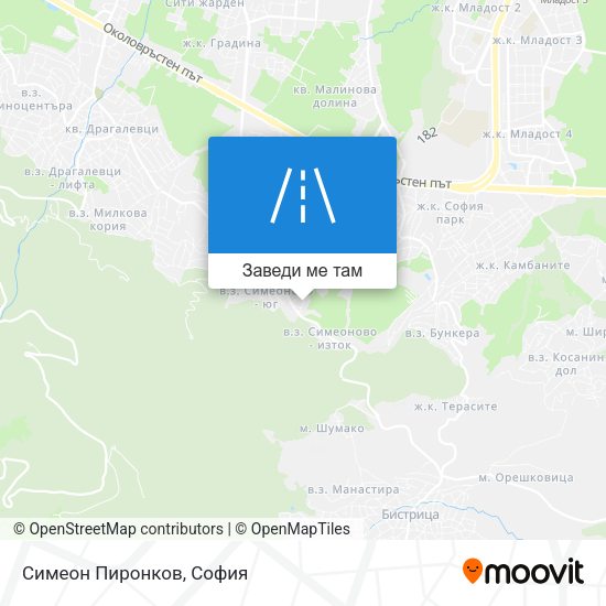 Симеон Пиронков карта