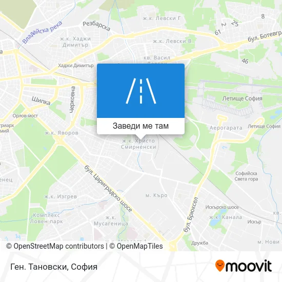 Ген. Тановски карта