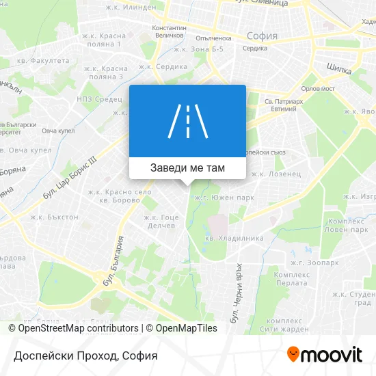 Доспейски Проход карта