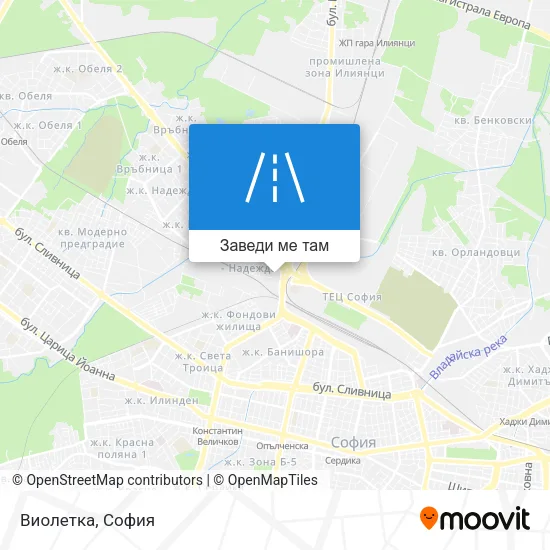 Виолетка карта