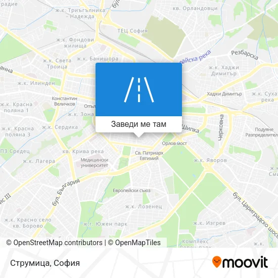 Струмица карта