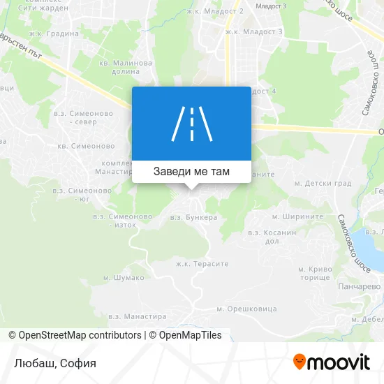 Любаш карта