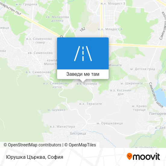 Юрушка Църква карта