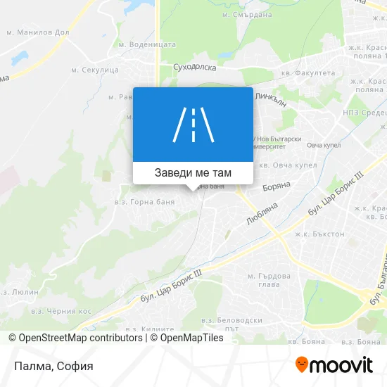 Палма карта