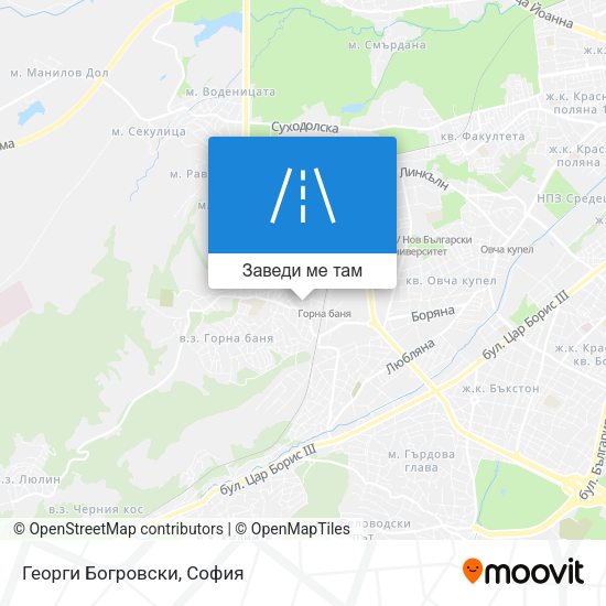 Георги Богровски карта