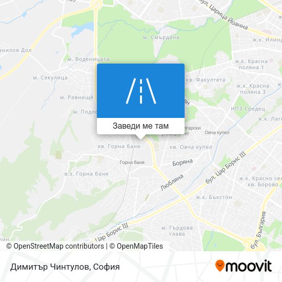 Димитър Чинтулов карта