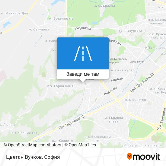 Цветан Вучков карта