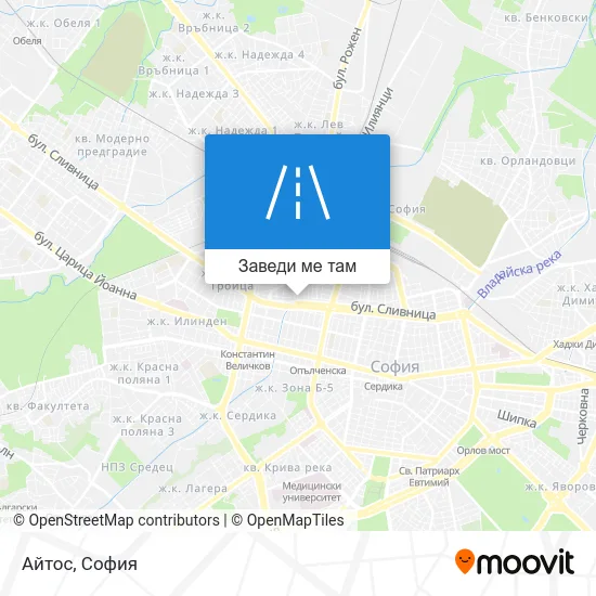 Айтос карта