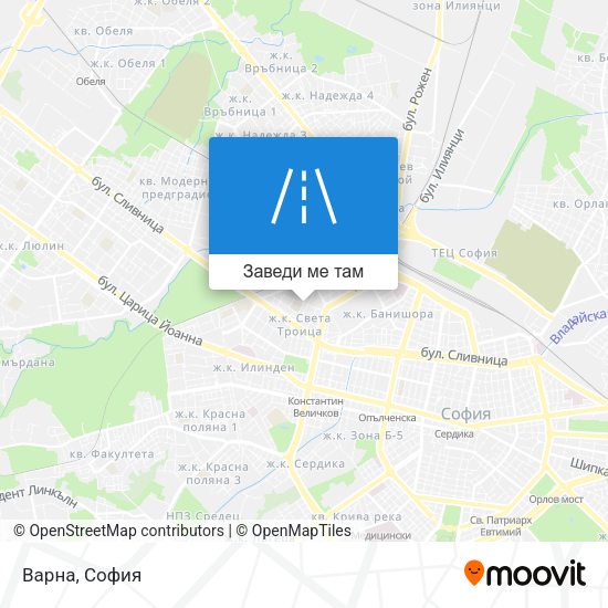 Варна карта