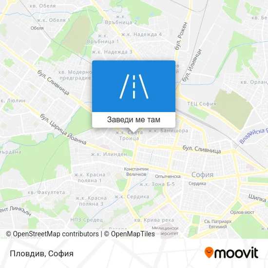 Пловдив карта