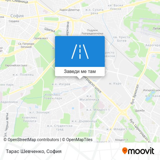 Тарас Шевченко карта