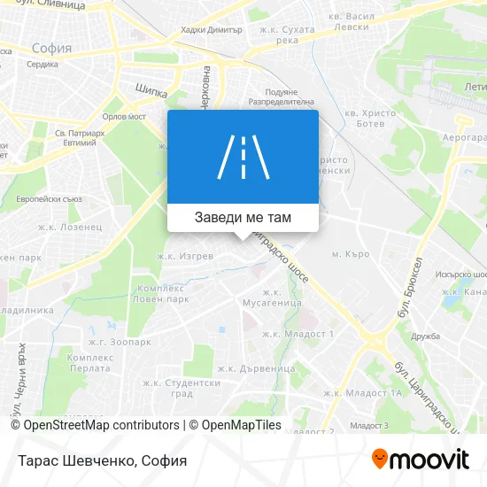 Тарас Шевченко карта
