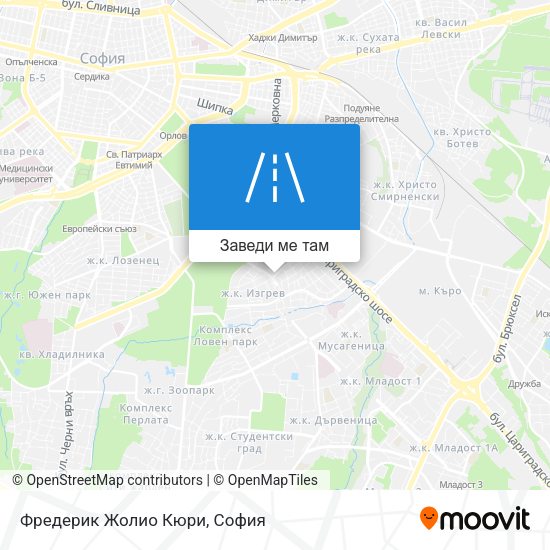 Фредерик Жолио Кюри карта