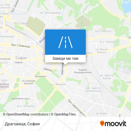 Драговица карта