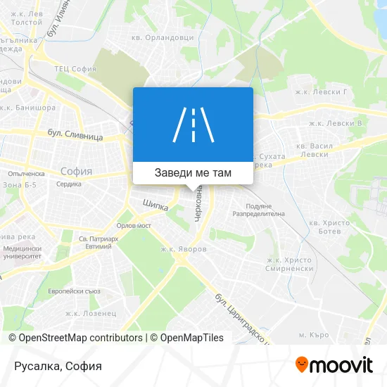 Русалка карта