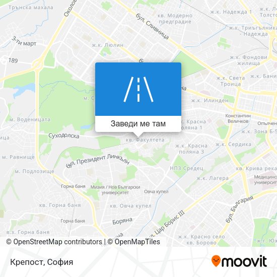 Крепост карта