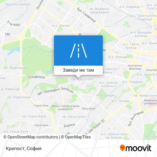 Крепост карта