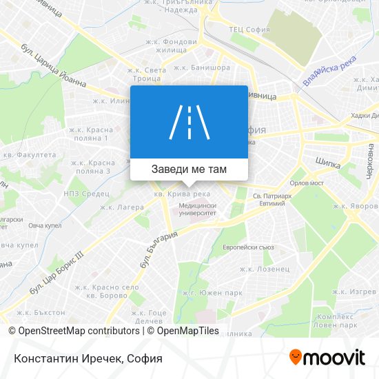 Константин Иречек карта