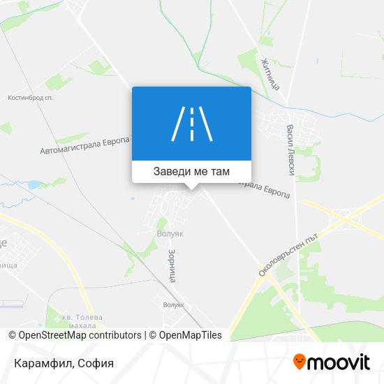 Карамфил карта