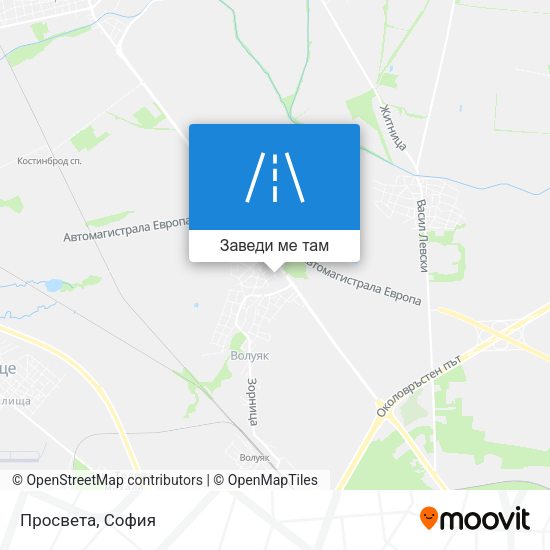 Просвета карта