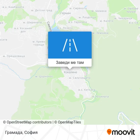 Грамада карта