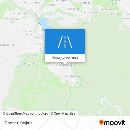 Пролет карта
