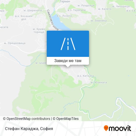 Стефан Караджа карта