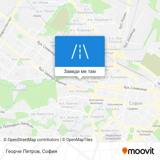 Георче Петров карта