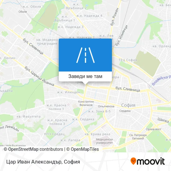 Цар Иван Александър карта