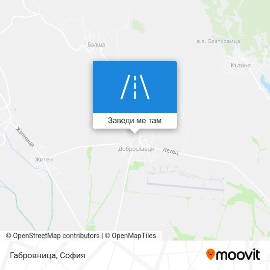 Габровница карта